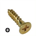 Brass screw 1"